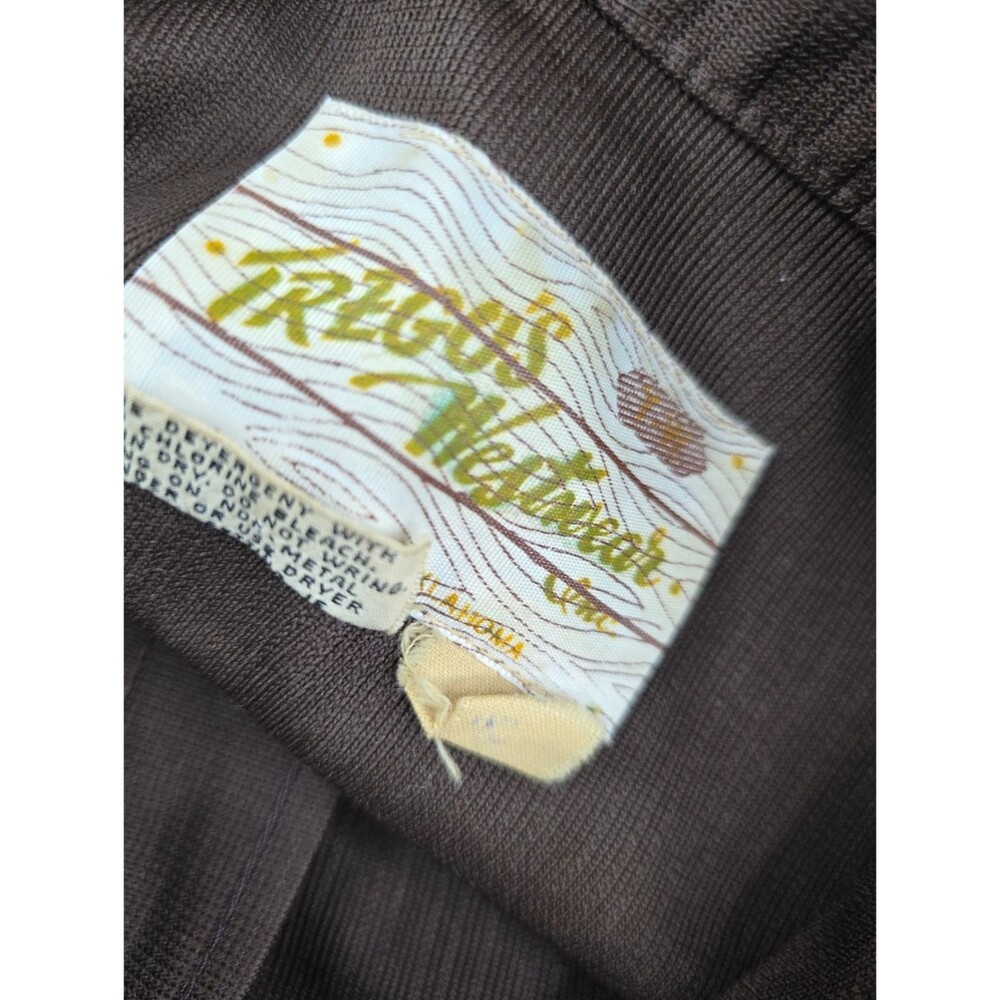 Tregus Westwear Men's Brown Western Snap Front Shirt Size 42 Vintage 3568 - Picture 10 of 13